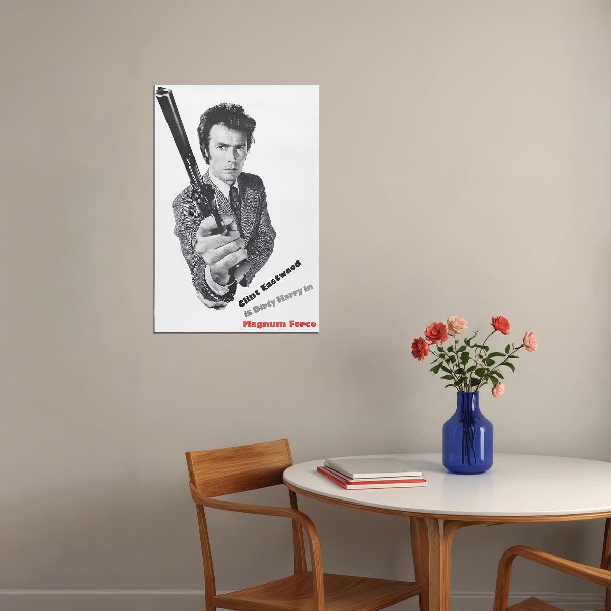 Magnum Force Movie Action Crime Mystery Adventure Poster Wall Art Print Home Wall Decor - xonomax