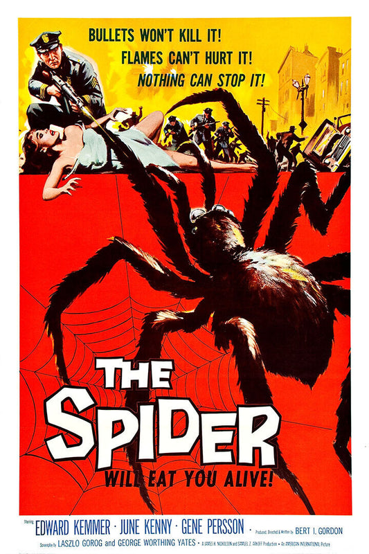 The Spider Movie Vintage Horror Science Fiction Poster Wall Art Print Home Wall Decor - xonomax