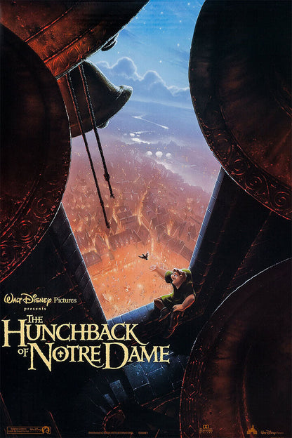 The Hunchback Of Notre Dame Animation Movie Drama Poster Wall Art Print Home Wall Decor - xonomax