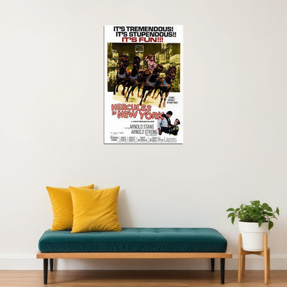 Hercules In New York Movie Comedy Action Fantasy Poster Wall Art Print Home Wall Decor - xonomax