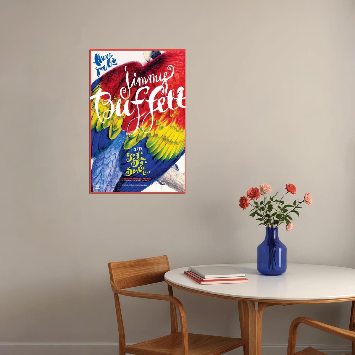 Jimmy Buffett And The Coral Reefers Tour 2019 Concert Poster Wall Art Print Home Wall Decor