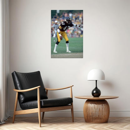 Mel Blount Pittsburgh American Football Player Poster Wall Art Print Home Wall Decor - xonomax