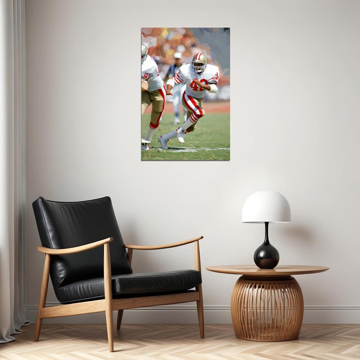 Ronnie Lott San Francisco American Football Player Poster Wall Art Print Home Wall Decor
