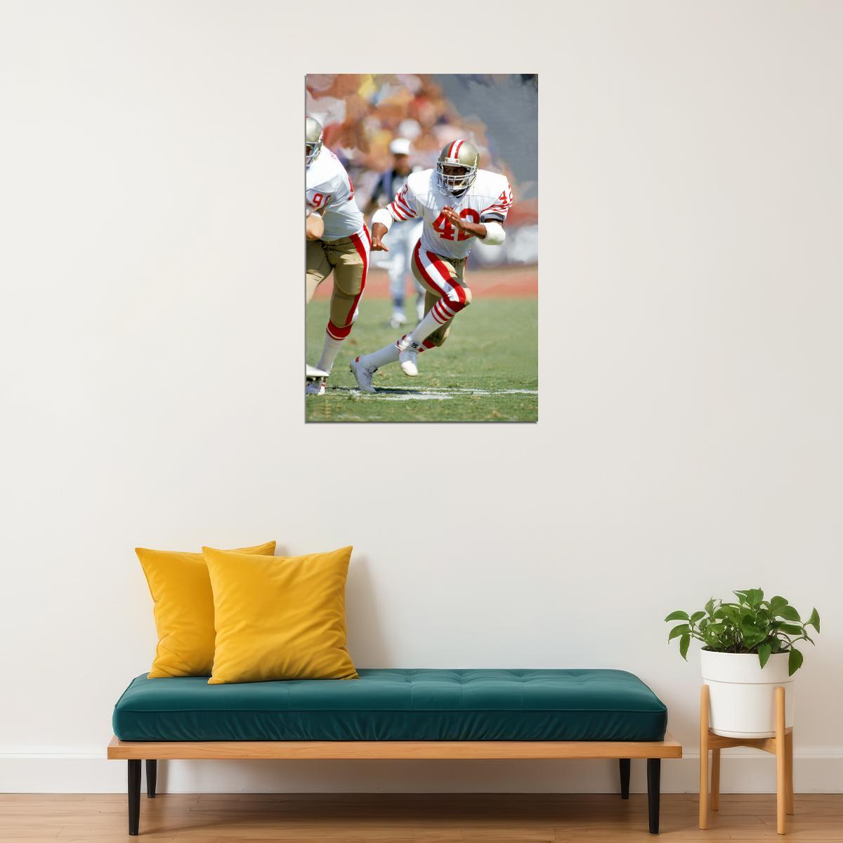 Ronnie Lott San Francisco American Football Player Poster Wall Art Print Home Wall Decor