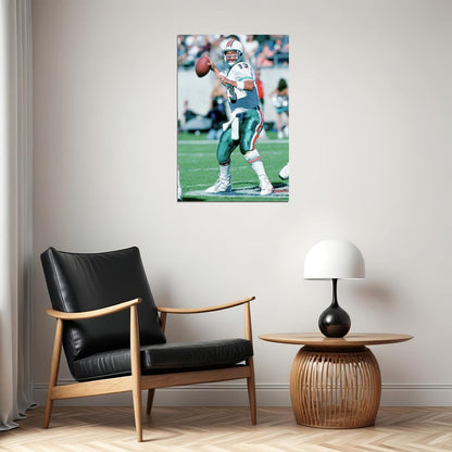 Dan Marino Miami American Football Player Poster Wall Art Print Home Wall Decor - xonomax