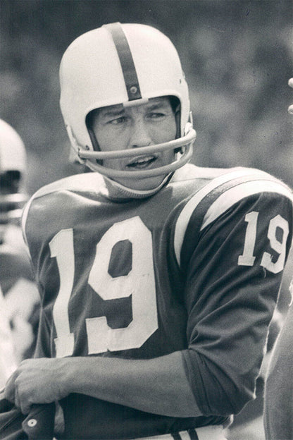Johnny Unitas Baltimore American Football Player Poster Wall Art Print Home Wall Decor