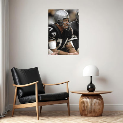 Bob Lilly Dallas Team American Football Player Poster Wall Art Print Home Wall Decor - xonomax