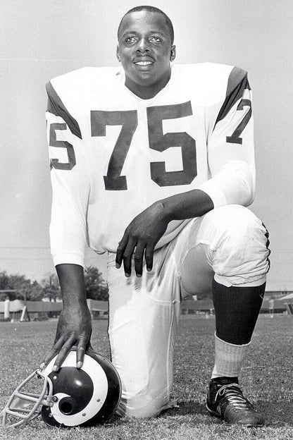 Deacon Jones Los Angeles American Football Player Poster Wall Art Print Home Wall Decor - xonomax