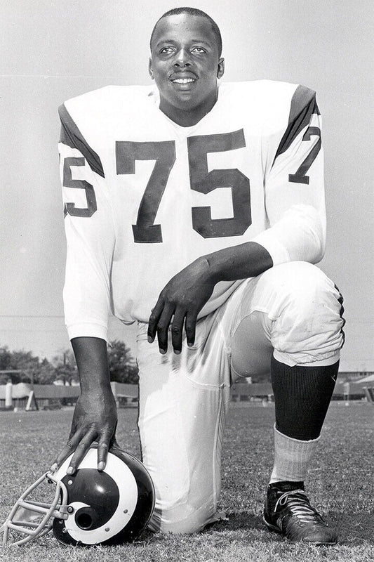 Deacon Jones Los Angeles American Football Player Poster Wall Art Print Home Wall Decor - xonomax