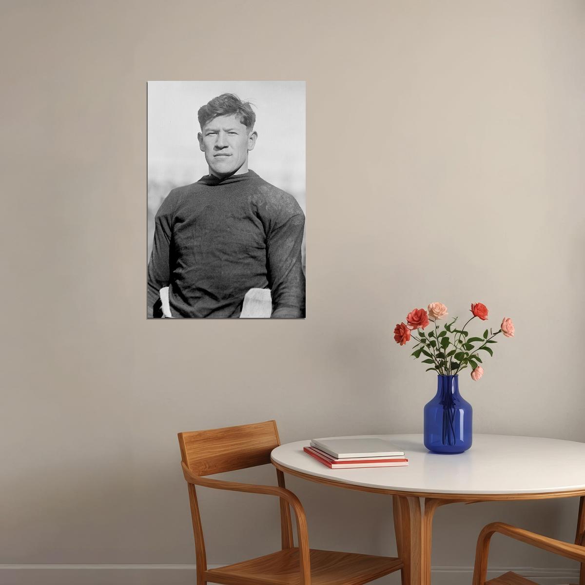 Jim Thorpe Professional American Athlete Poster Wall Art Print Home Wall Decor