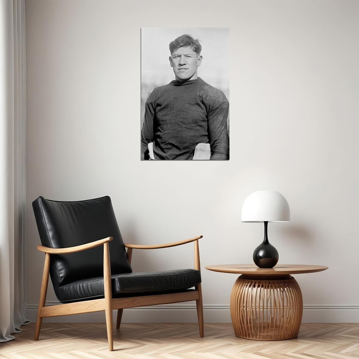 Jim Thorpe Professional American Athlete Poster Wall Art Print Home Wall Decor