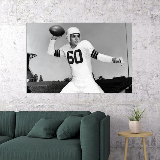 Otto Graham Cleveland American Football Player Poster Wall Art Print Home Wall Decor - xonomax