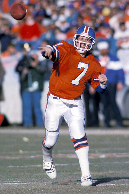 John Elway Denver American Football Player Poster Wall Art Print Home Wall Decor - xonomax