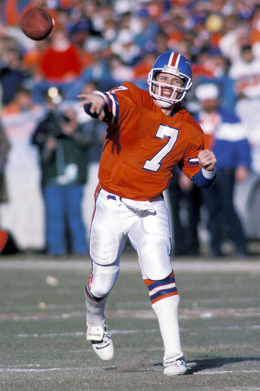 John Elway Denver American Football Player Poster Wall Art Print Home Wall Decor