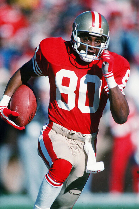Jerry Rice San Francisco American Football Player Poster Wall Art Print Home Wall Decor