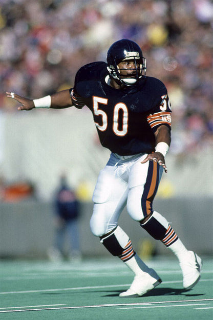 Mike Singletary Chicago American Football Player Poster Wall Art Print Home Wall Decor - xonomax