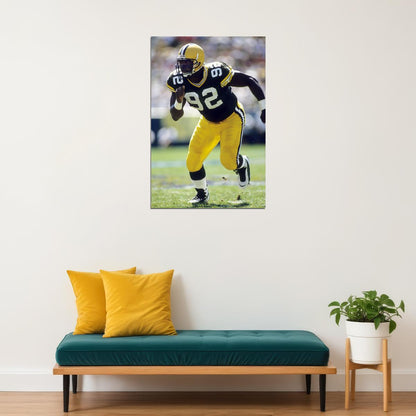 Reggie White Green Bay American Football Player Poster Wall Art Print Home Wall Decor - xonomax