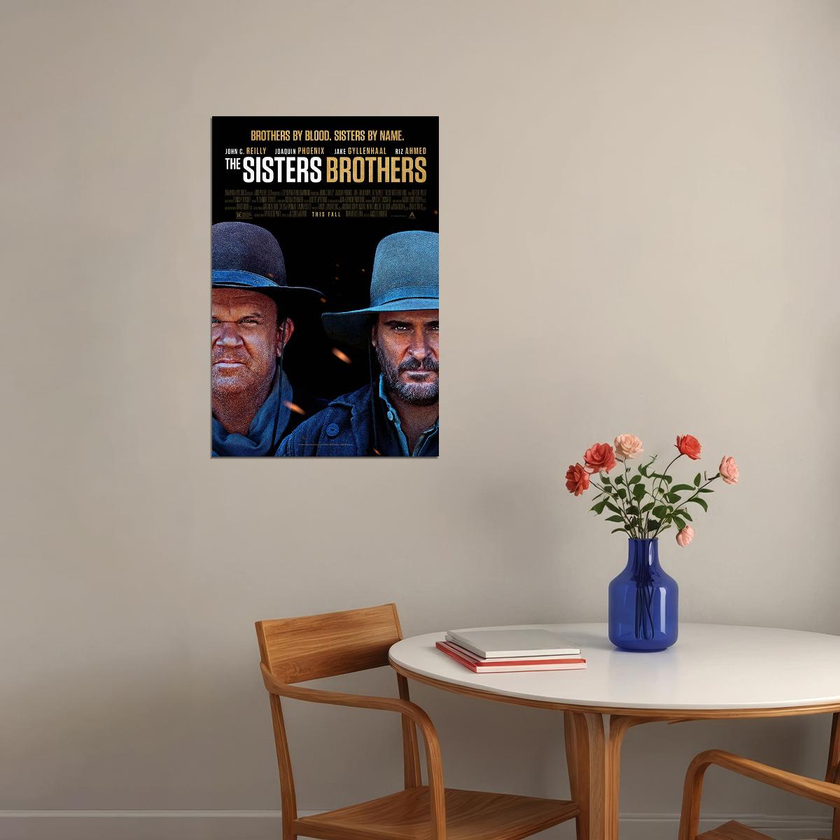 The Sisters Brothers Movie Drama Western Poster Wall Art Print Home Wall Decor - xonomax