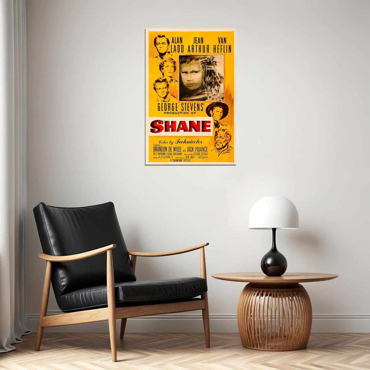 Shane Movie Drama Western Adventure Poster Wall Art Print Home Wall Decor - xonomax