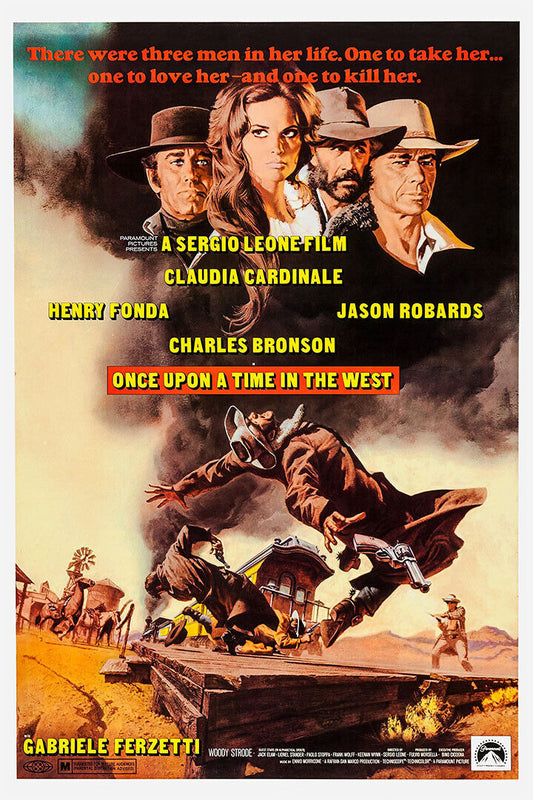 Once Upon A Time In The West Movie Western Action Poster Wall Art Print Home Wall Decor - xonomax