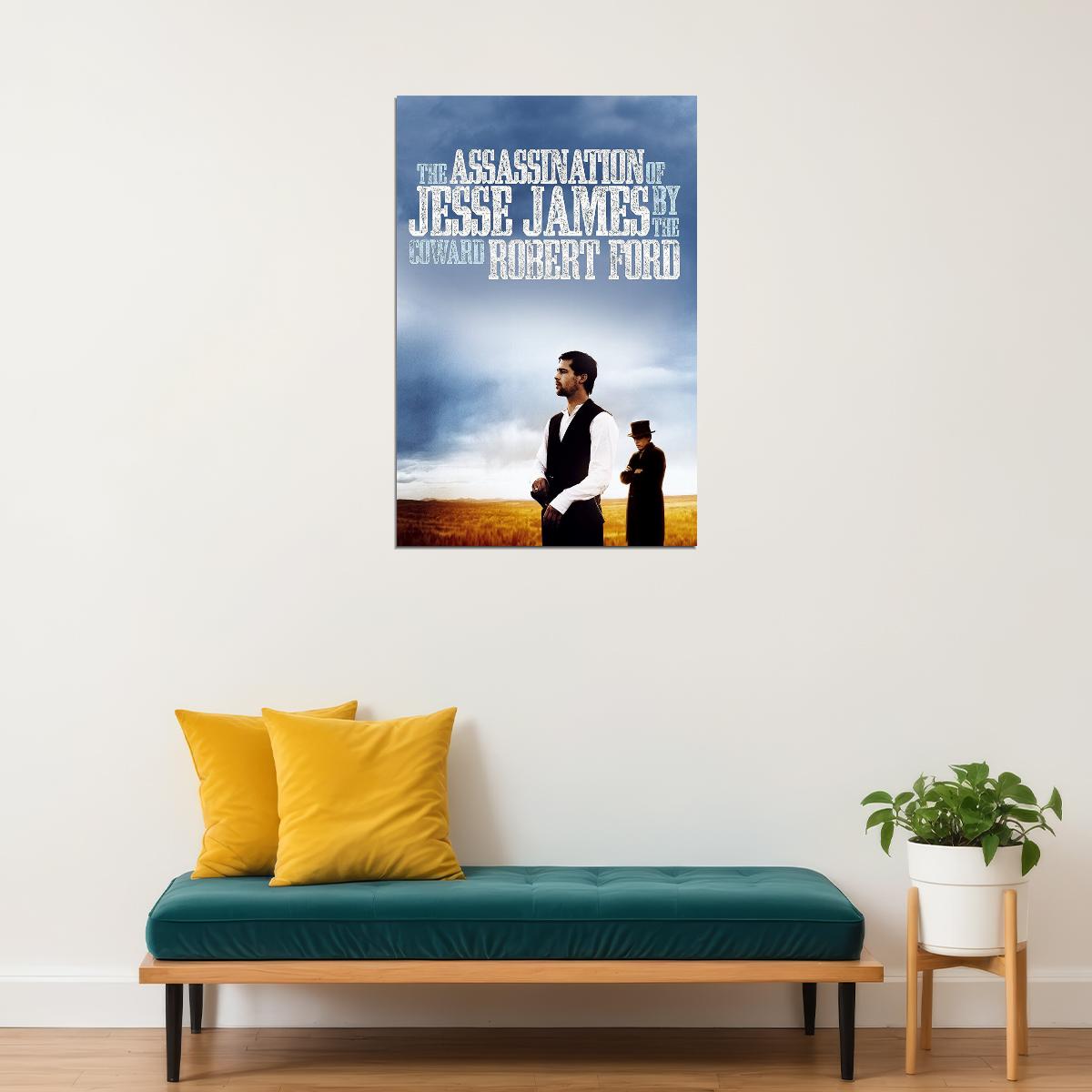 The Assassination Of Jesse James Movie Biography Crime Poster Wall Art Print Home Wall Decor - xonomax