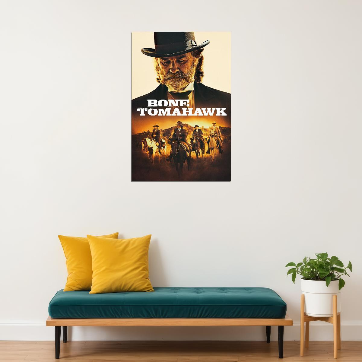 Bone Tomahawk Movie Drama Horror Western Poster Wall Art Print Home Wall Decor - xonomax