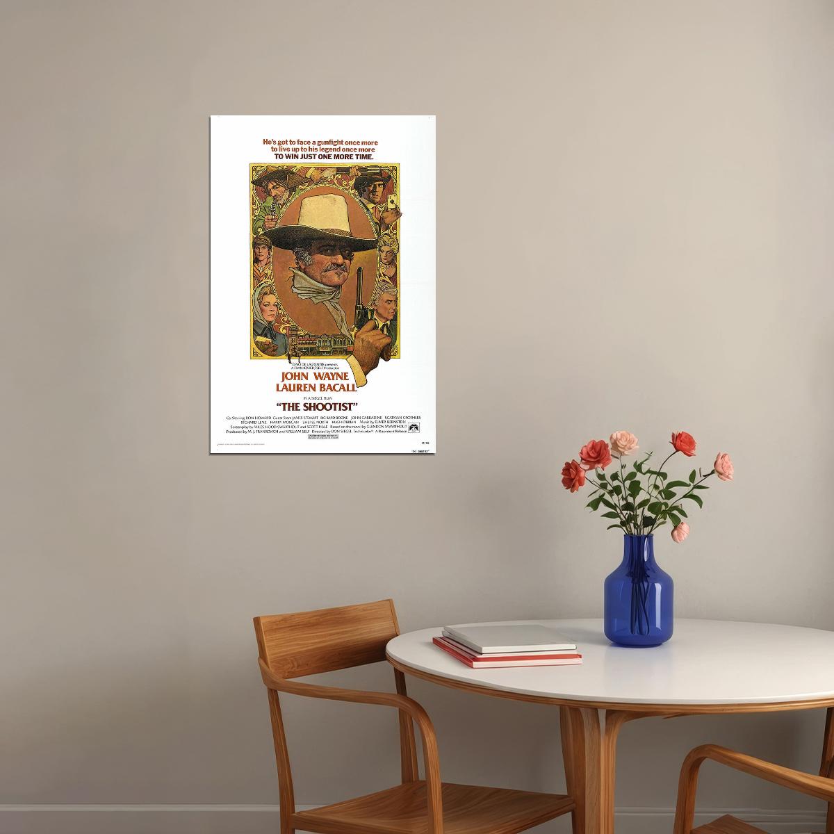 The Shootist Movie Drama Romantic Western Poster Wall Art Print Home Wall Decor - xonomax
