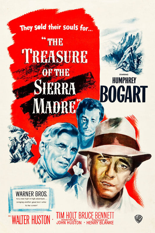 Treasure Of Sierra Madre Movie Action Drama Western Poster Wall Art Print Home Wall Decor
