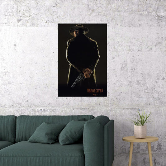 Unforgiven Movie Drama Western Adventure Poster Wall Art Print Home Wall Decor - xonomax