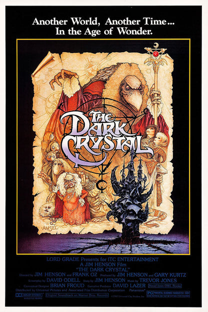 The Dark Crystal 1982 Movie Adventure Fantasy Poster Wall Art Print Home Wall Decor - xonomax