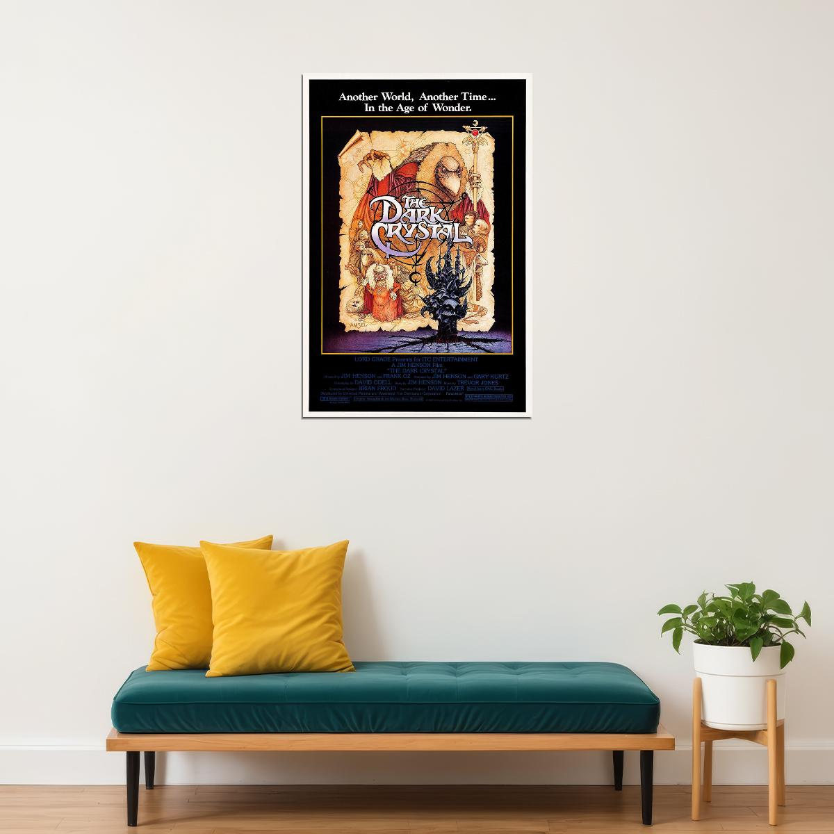 The Dark Crystal 1982 Movie Adventure Fantasy Poster Wall Art Print Home Wall Decor - xonomax