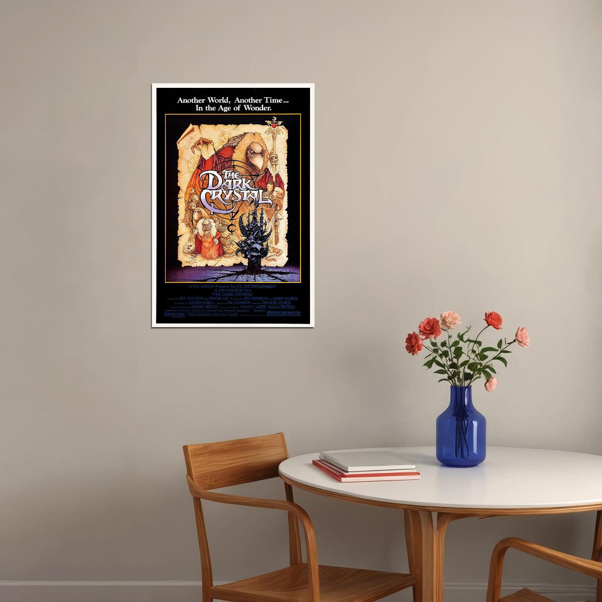 The Dark Crystal 1982 Movie Adventure Fantasy Poster Wall Art Print Home Wall Decor - xonomax