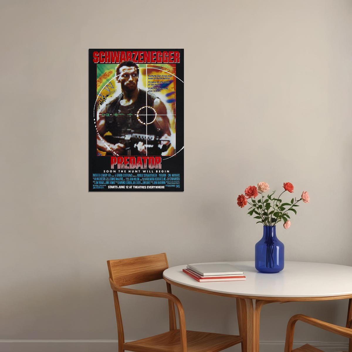 Predator Movie Horror Action Arnold Schwarzenegger Poster Wall Art Print Home Wall Decor - xonomax