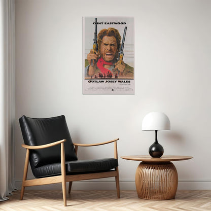 The Outlaw Josey Wales Clint Eastwood Movie Poster Wall Art Print Home Wall Decor - xonomax