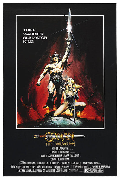 Conan The Barbarian Movie Action Adventure Fantasy Poster Wall Art Print Home Wall Decor - xonomax