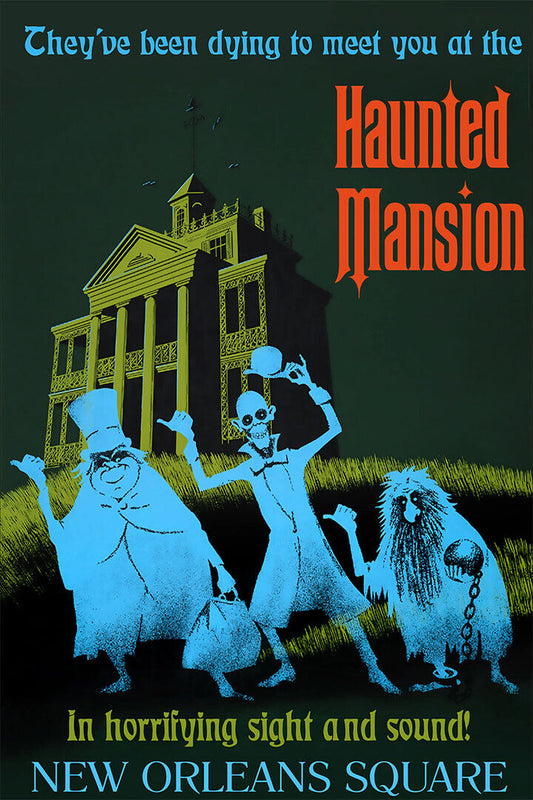 Haunted Mansion Movie Comedy Drama Family Poster Wall Art Print Home Wall Decor - xonomax