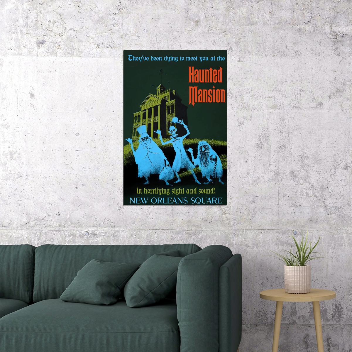 Haunted Mansion Movie Comedy Drama Family Poster Wall Art Print Home Wall Decor - xonomax