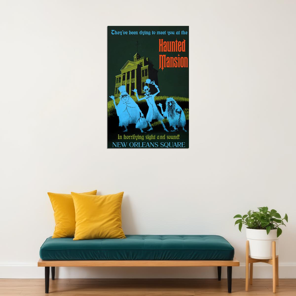 Haunted Mansion Movie Comedy Drama Family Poster Wall Art Print Home Wall Decor - xonomax