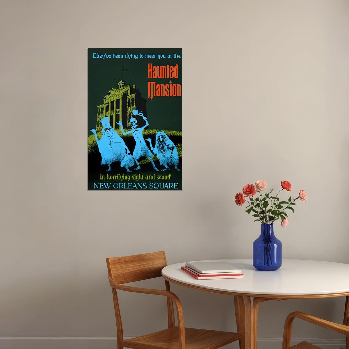 Haunted Mansion Movie Comedy Drama Family Poster Wall Art Print Home Wall Decor - xonomax
