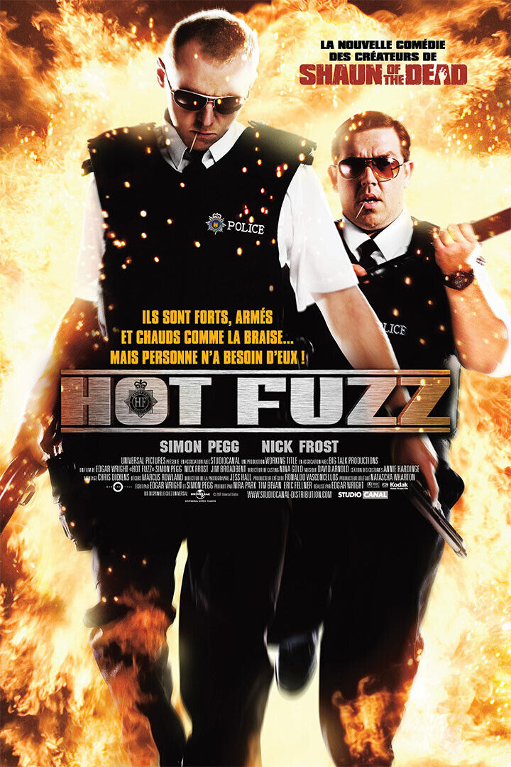 Hot Fuzz Movie Action Comedy Mystery Poster Wall Art Print Home Wall Decor - xonomax
