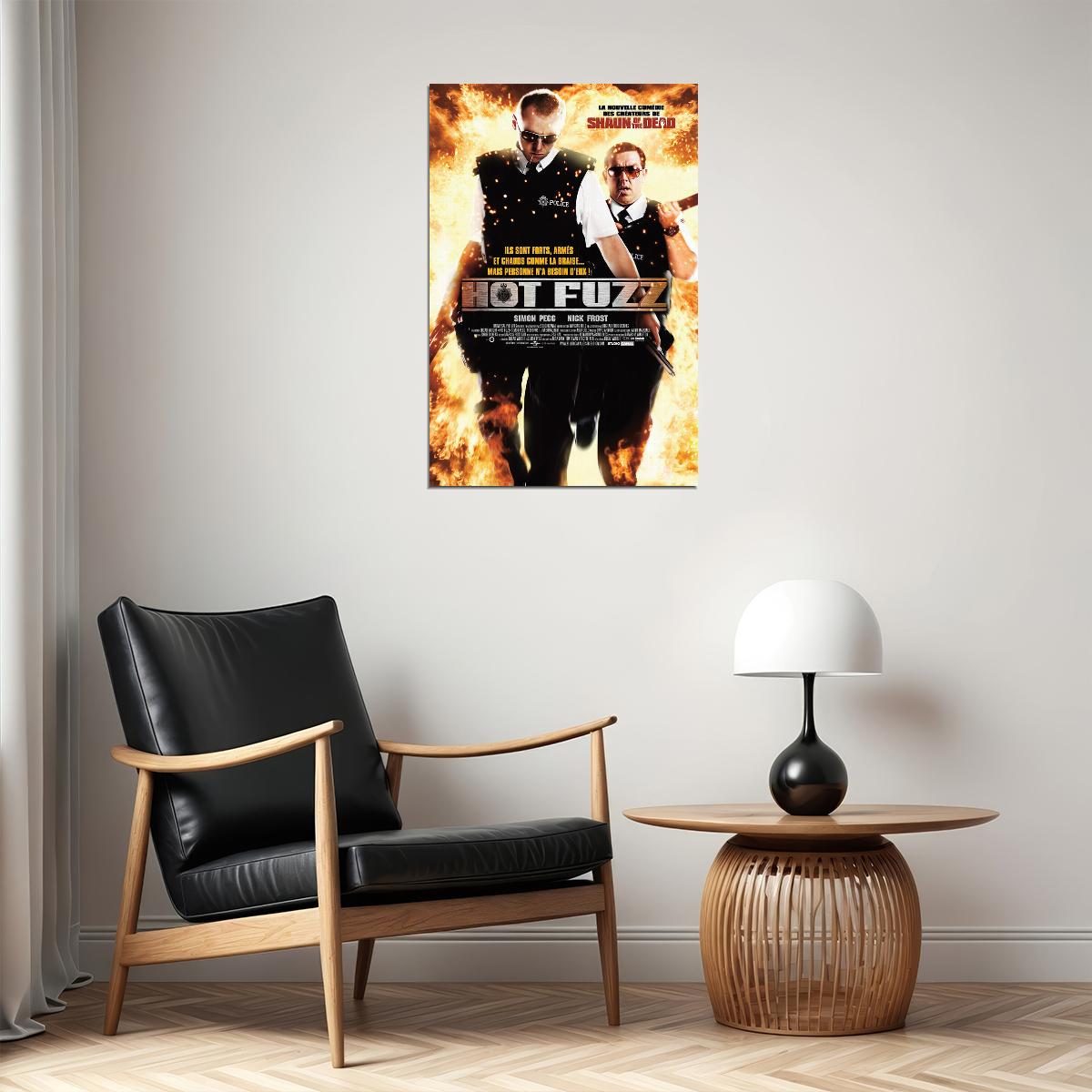 Hot Fuzz Movie Action Comedy Mystery Poster Wall Art Print Home Wall Decor - xonomax