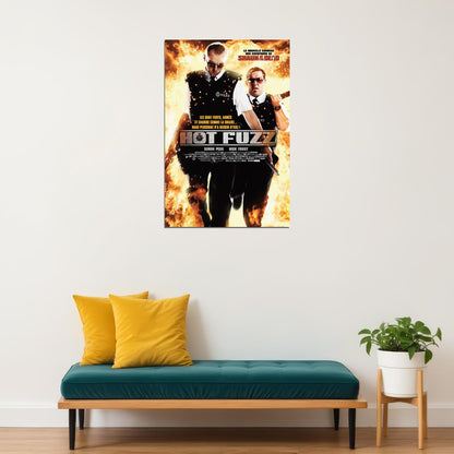 Hot Fuzz Movie Action Comedy Mystery Poster Wall Art Print Home Wall Decor - xonomax
