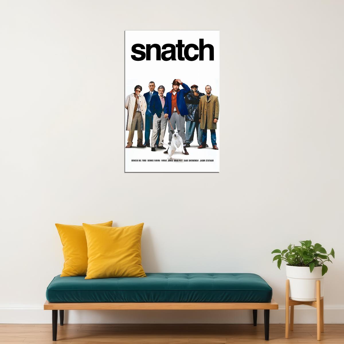 Snatch Movie Comedy Crime Adventure Poster Wall Art Print Home Wall Decor - xonomax