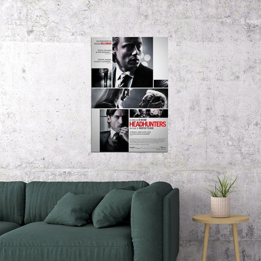 Headhunters Movie Action Crime Thriller Poster Wall Art Print Home Wall Decor - xonomax
