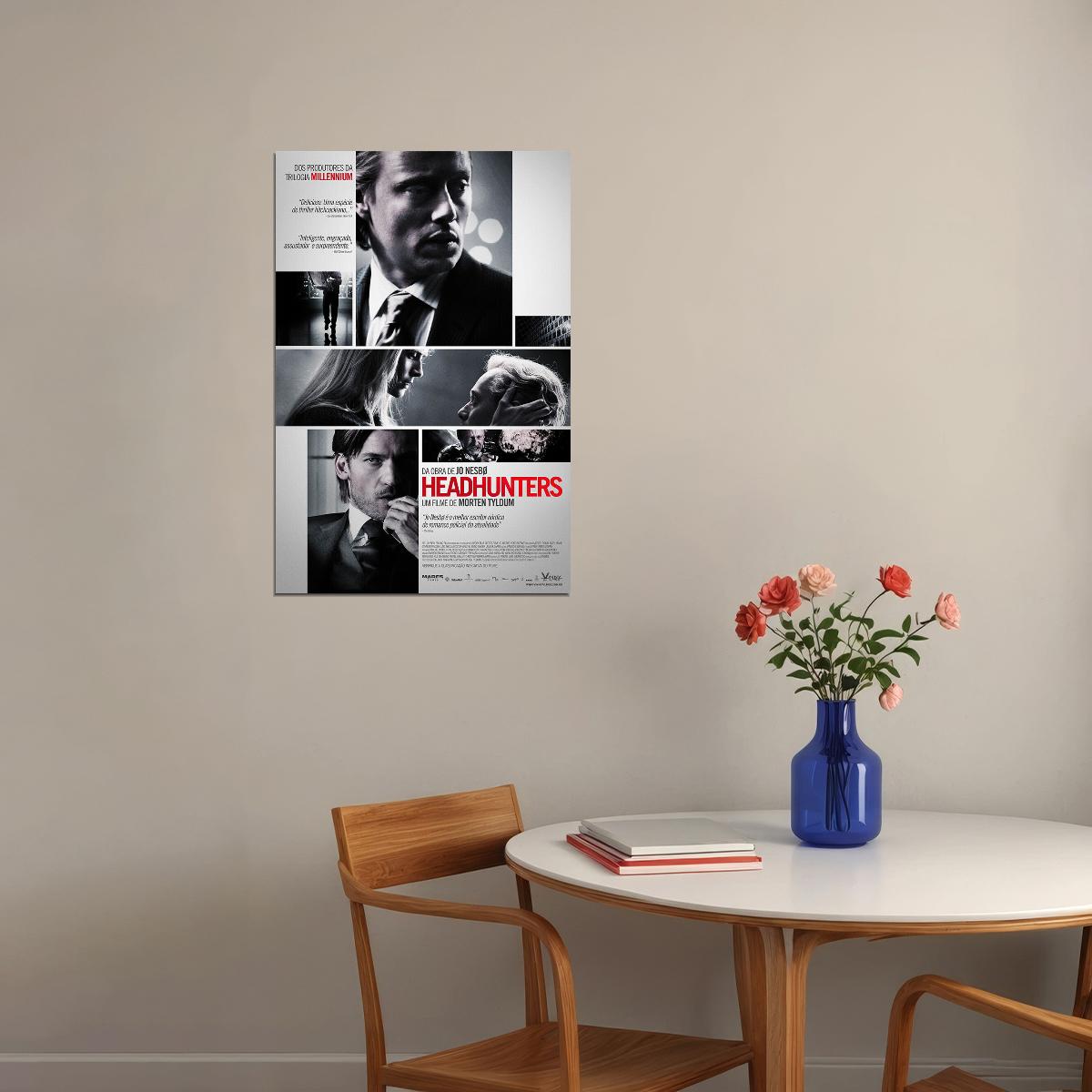 Headhunters Movie Action Crime Thriller Poster Wall Art Print Home Wall Decor - xonomax