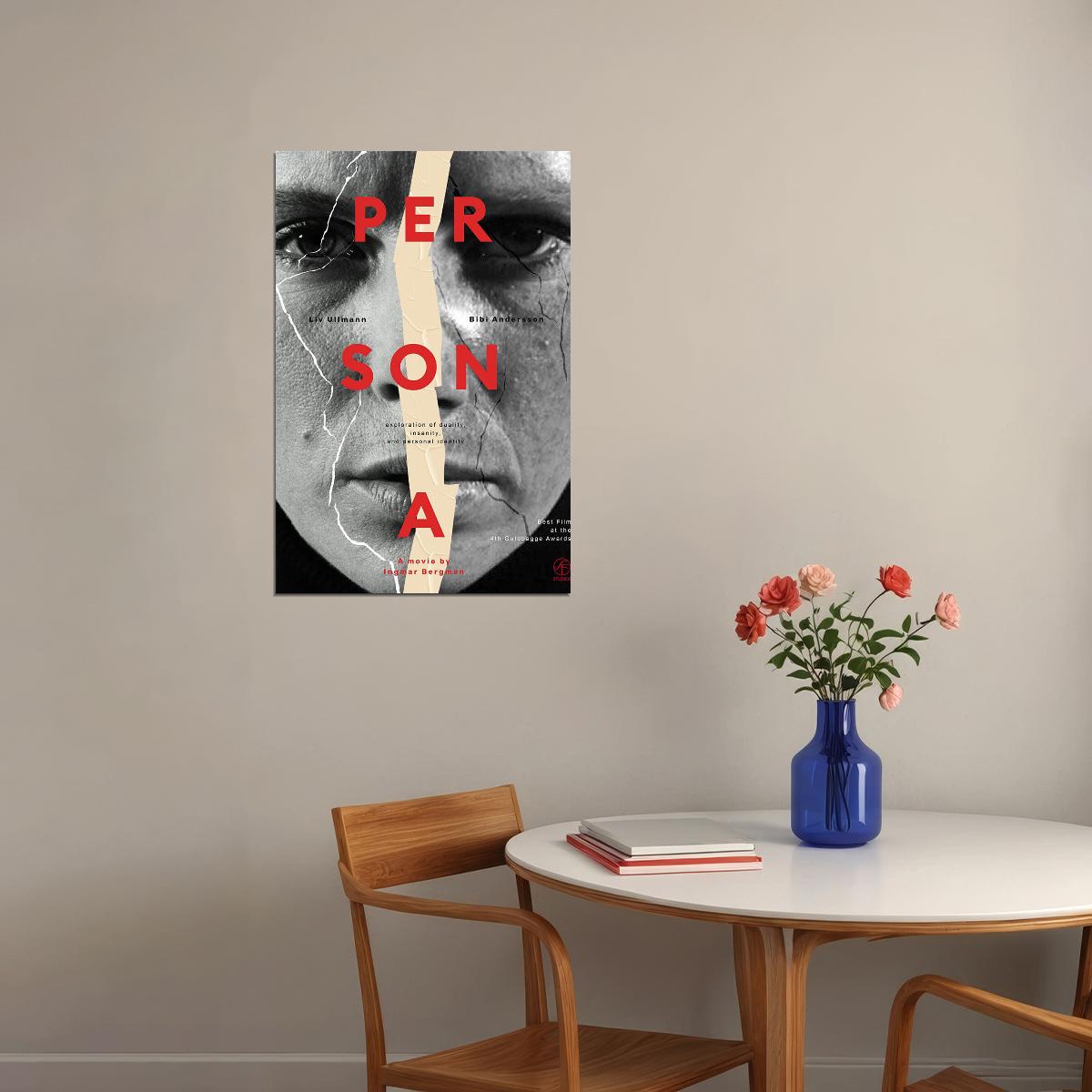 Persona Movie Drama Thriller Poster Wall Art Print Home Wall Decor - xonomax