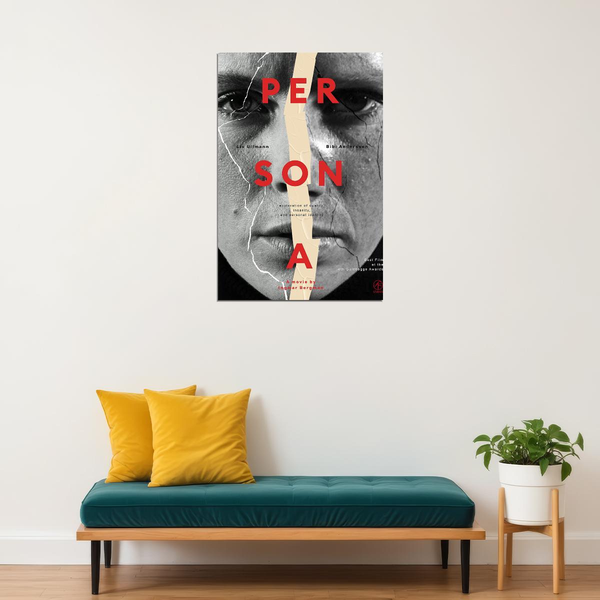 Persona Movie Drama Thriller Poster Wall Art Print Home Wall Decor - xonomax
