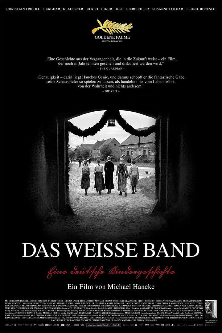 The White Ribbon Movie Drama Mystery Thriller Poster Wall Art Print Home Wall Decor - xonomax