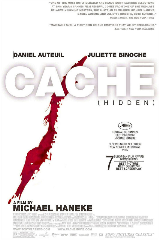 Cache Movie Drama Thriller Mystery Poster Wall Art Print Home Wall Decor - xonomax