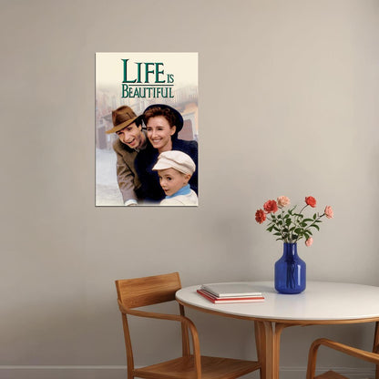 Life Is Beautiful Movie Comedy Drama Romantic Poster Wall Art Print Home Wall Decor - xonomax